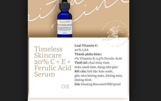 thành phần phổ biến trong serum