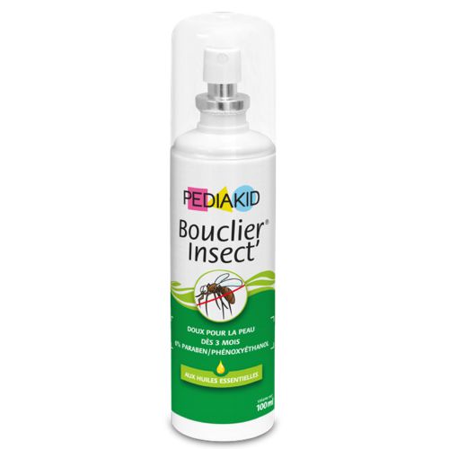 Xịt chống muỗi và côn trùng Pediakid Bouclier Insect là một trong những sản phẩm đến từ nước phát xa xôi, được người tiêu dùng yêu thích, lan truyền nhanh sang một số nước trong đó có việt nam được sản xuất trên công nghệ hiện đại,an toàn nhất là da của trẻ nhỏ